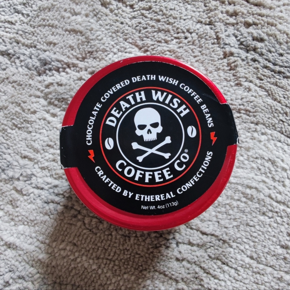 Death Wish coffee chocolate covered death Wish coffee beans